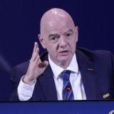 Gianni Infantino a été critiqué pour être arrivé en retard au Congrès de la FIFA KEYSTONE/AP/Fernando Calistro